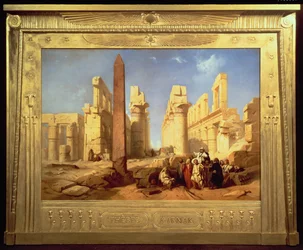 The Ruins of the Palace of Karnak at Thebes, 1856